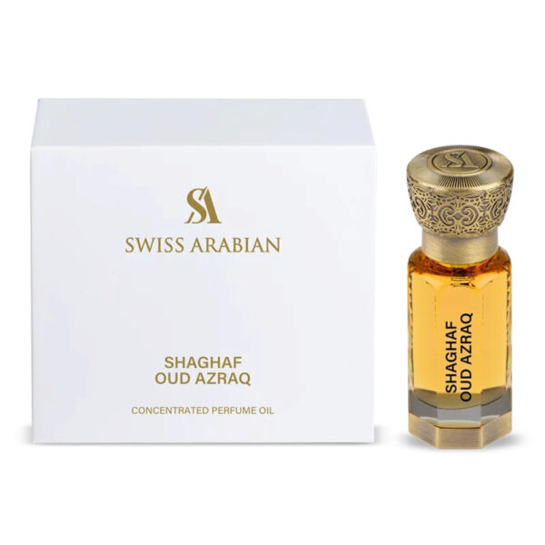 Swiss Arabian, Shaghaf Oud Azraq, Perfume Oil, Unisex, 12 ml