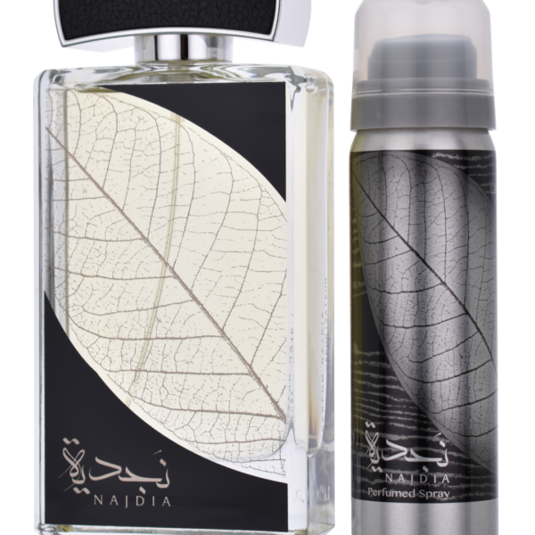 Set Lattafa: Najdia, Eau De Parfum, For Men, 100 ml + Najdia, Deodorant Spray, For Men, 50 ml
