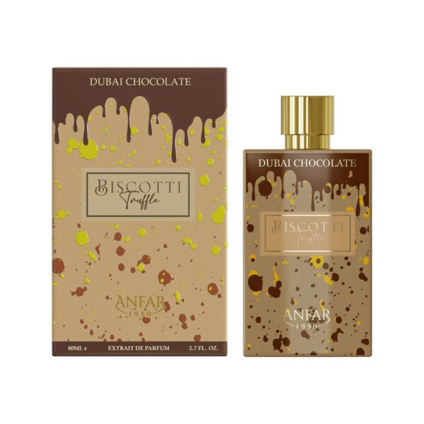 Anfar, Dubai Chocolate   Biscotti Truffle, Extract de parfum, Unisex, 80 ml
