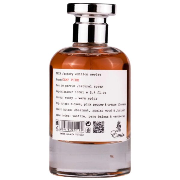 Emir, Camp Fire Factory Edition, Apă de parfum, Unisex, 100 ml
