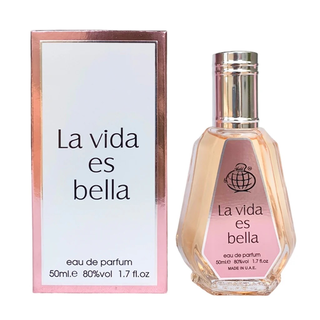 Fragrance World, La Vida Es Bella, Apă de parfum, Pentru femei, 50 ml